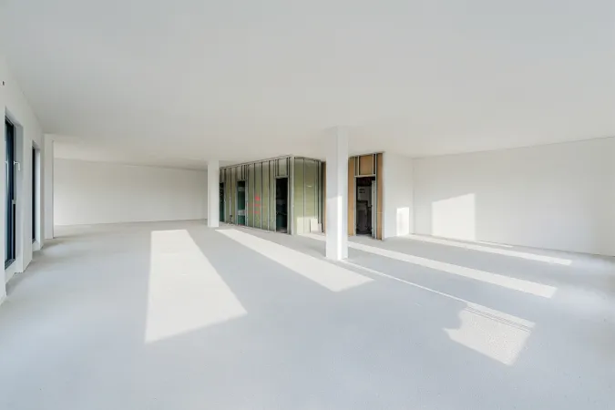 Die ideale Fläche für strukturierte Arbeitswelten, individuell ausgebaut nach Ihren Wünschen.